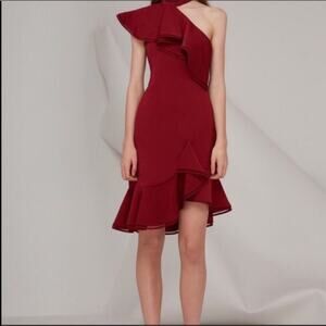 Keepsake Lovers Holiday One Shoulder Dress